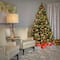 7.5ft. Pre-Lit Carolina Pine Artificial Christmas Tree, Clear Lights